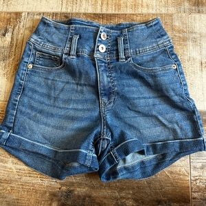 denim shorts